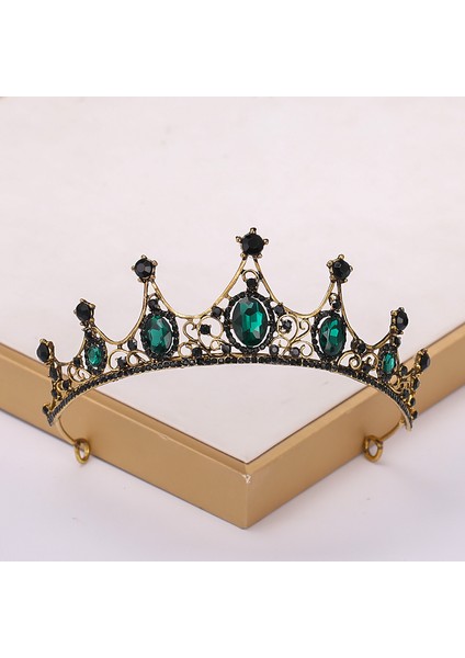 27 Barok Vintage Siyah Tiara ve Taçlar Kristal Rhinestone Düğün Saç Aksesuarları Kraliçe Prenses Taç Daha Fazla Tasarım Kafa Takı (Yurt Dışından) modelleri
