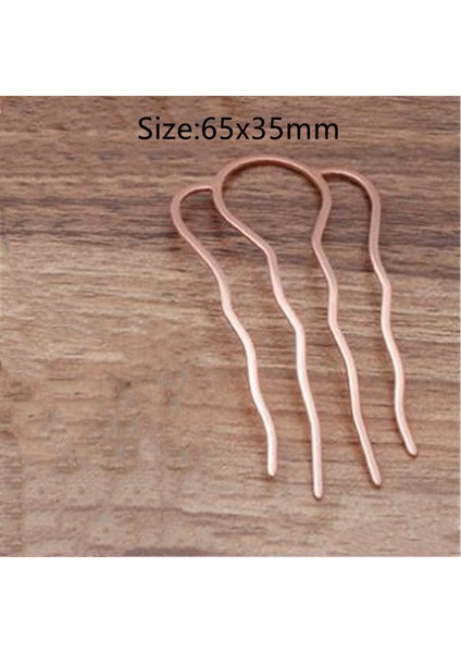 Rg 65X35MM 5 Adet 4 Diş Metal Saç Çatal Klip Sopa Tarak Diş Etleri Kadınlar Için Çin Gelin Tokalarım Aksesuarları Dekorasyon Takı Yapımı (Yurt Dışından)