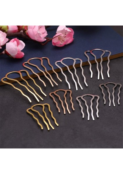 Rg 65X35MM 5 Adet 4 Diş Metal Saç Çatal Klip Sopa Tarak Diş Etleri Kadınlar Için Çin Gelin Tokalarım Aksesuarları Dekorasyon Takı Yapımı (Yurt Dışından) fiyatları
