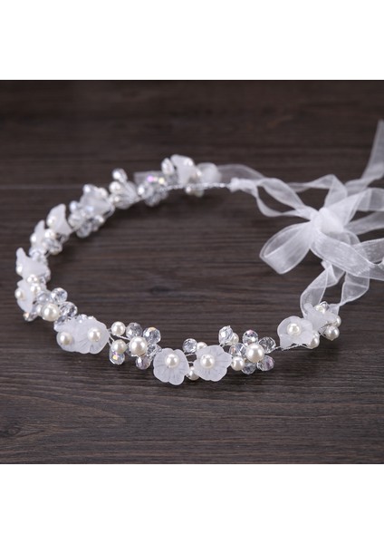 11 Yeni Moda Kristal Saç Bandı Bantlar Kadın Kızlar Için El Yapımı Düğün Saç Aksesuarları Beyaz Inci Çiçek Tiaras Taçlar (Yurt Dışından) indirimleri