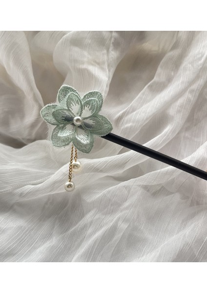 Yok Çin Antik Tarzı Püskül Firkete Taklit Abanoz Ahşap Başlık Tava Saç Hanfu Aksesuarları Peri Saç Firkete Saray Imitatio (Yurt Dışından)