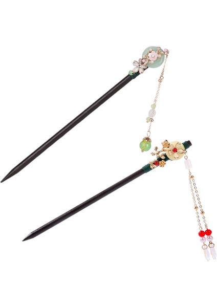 Yok Çin Antik Tarzı Püskül Firkete Taklit Abanoz Ahşap Başlık Tava Saç Hanfu Aksesuarları Peri Saç Firkete Saray Imitatio (Yurt Dışından) fiyatları