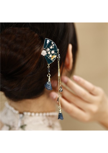 Yok Çin Antik Tarzı Püskül Firkete Taklit Abanoz Ahşap Başlık Tava Saç Hanfu Aksesuarları Peri Saç Firkete Saray Imitatio (Yurt Dışından) modelleri