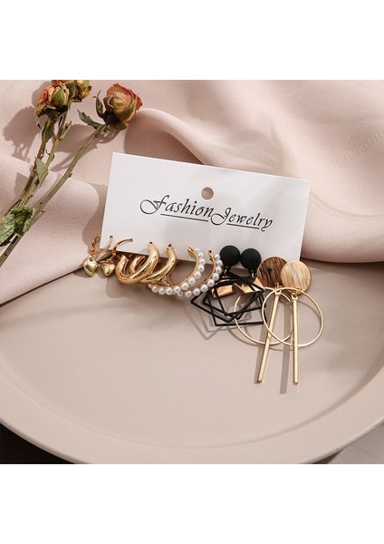 29 Moda Kadın Küpe Seti Kristal Saplama Küpeler Kadınlar Için Boho Geometrik Yuvarlak Çiçek Püskül Küpe Punk Takı (Yurt Dışından) fiyatları