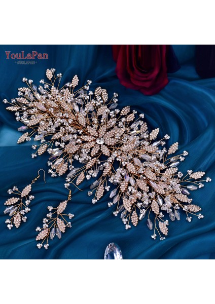 371 G-Crown Youlapan HP377 Bayanlar Düğün Taç Gelin Taçları Gelinler Için Saç Aksesuarları Metal Kristal Gelin Saç Bandı Düğün Tiara (Yurt Dışından) modelleri