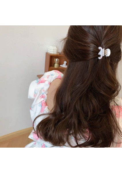 C Yaz Tatili Romantik Pembe Çiçek Saç Pençeleri Asetik Asit Köpekbalığı Klip Takı Akrilik Firkete Kadınlar Için Saç Aksesuarları (Yurt Dışından) indirimleri