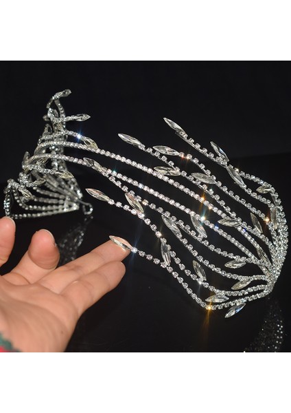 Ts-Dp-Pearl El Yapımı Barok Hairband Gümüş Kaplama Kristal Hairband Kadın Hairband Kız Hediye Takı Gelin Bildirimi Saç Aksesuarları (Yurt Dışından) fiyatları