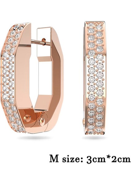 5634993 M Swa 2023 Yeni Moda Güzel Takı Zirkon Geometri Küpe Dextera Hoop Küpeler Yüksek Kalite Charms Kadınlar Için Noel Hediyesi (Yurt Dışından) fiyatları