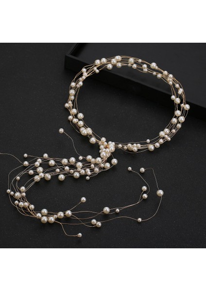 27 Yeni Zarif Batı Düğün Moda Headdress Gelin El Yapımı Düğün Taç Çiçek Inci Saç Aksesuarları Firkete Süsler (Yurt Dışından) modelleri