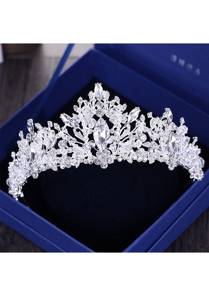 Stil A Çeşitli Gümüş Altın Renk Kristal Taçlar Gelin Tacı Moda Kraliçe Düğün Taç Başlığı Düğün Saç Takı Aksesuarları (Yurt Dışından) indirimleri