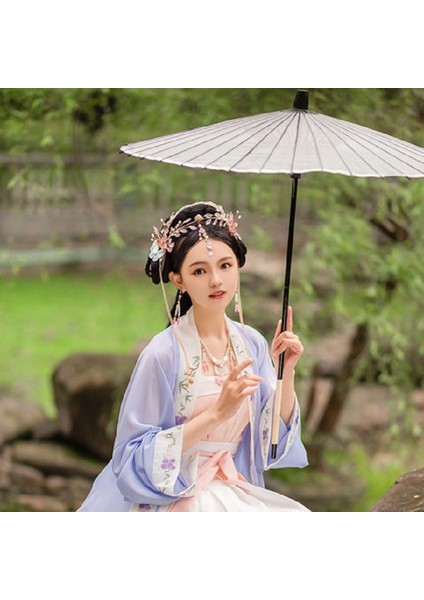 Stil 1 Püskül Sahte Küpe Hairband Çin Tarzı Yaprak Uzun Püskül Kafa Bandı Hanfu Tarzı Kafa Bandı Seyahat Fotoğrafçılığı Peri Saç Takı (Yurt Dışından) fırsatları