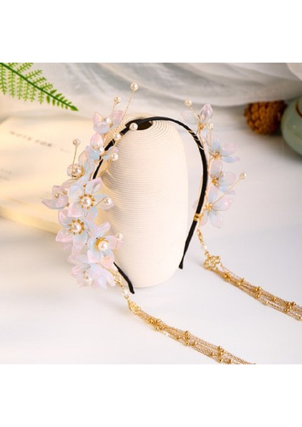 Stil 1 Püskül Sahte Küpe Hairband Çin Tarzı Yaprak Uzun Püskül Kafa Bandı Hanfu Tarzı Kafa Bandı Seyahat Fotoğrafçılığı Peri Saç Takı (Yurt Dışından) indirimleri