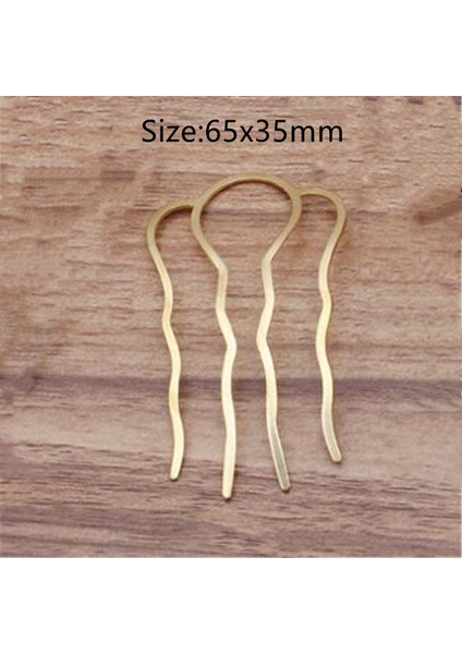 Ob 65X35MM 5 Adet 4 Diş Metal Saç Çatal Klip Sopa Tarak Diş Etleri Kadınlar Için Çin Gelin Tokalarım Aksesuarları Dekorasyon Takı Yapımı (Yurt Dışından)