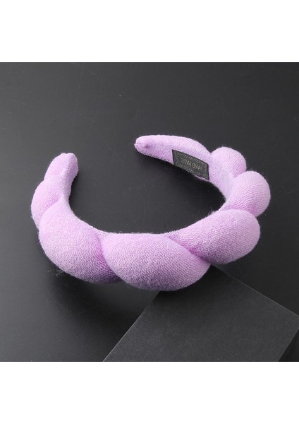 18 Renk Kumaş Rahat Kafa Bandı Yeni Kore Moda Vahşi Kız Saç Aksesuarları Renk Kumaş Kişilik Dans Partisi Kafa Bandı 715 (Yurt Dışından)