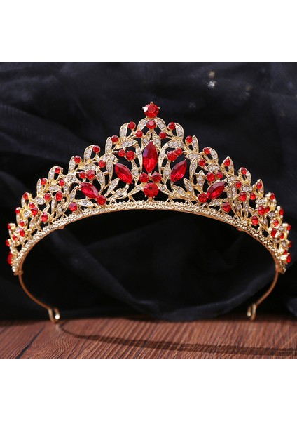 20 Kristal Rhinestone Düğün Saç Aksesuarları Altın Gümüş Renk Tiaras ve Taçlar Gelin Kadınlar Için Moda Prenses Diadems Takı (Yurt Dışından)