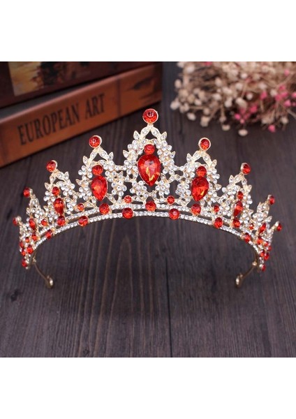 H Sıcak Satış Renkli Kristal Tiara Gelin Taçlar Düğün Saç Aksesuarları Kadınlar Birçok Tasarım Diadems Saç Takı Moda Başlığı (Yurt Dışından)