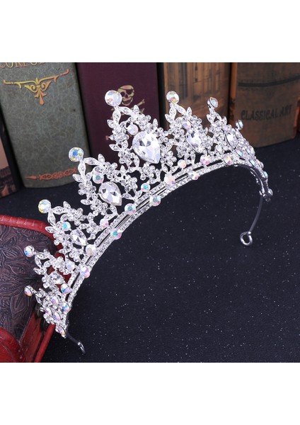H Sıcak Satış Renkli Kristal Tiara Gelin Taçlar Düğün Saç Aksesuarları Kadınlar Birçok Tasarım Diadems Saç Takı Moda Başlığı (Yurt Dışından) indirimleri