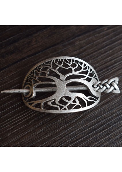 14 4.9*7 cm Wicca Viking Hayat Ağacı Tokalar Saç Klipleri Sopa Slayt Aksesuarları Onun Için Hediye (Yurt Dışından) indirimleri