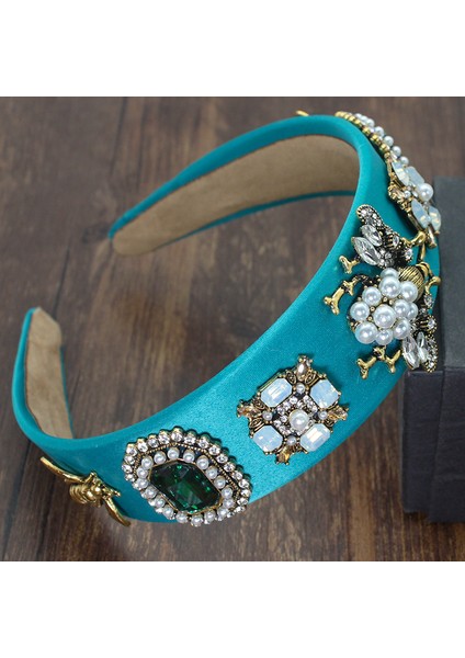 Barok Fairland Lüks Kişilik Barok Parlak Kristal Çiçek Mizaç Takı Kafa Bandı Saç Aksesuarları Kadın Düğün Parti Için (Yurt Dışından) fiyatları