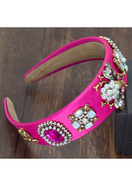 Barok Fairland Lüks Kişilik Barok Parlak Kristal Çiçek Mizaç Takı Kafa Bandı Saç Aksesuarları Kadın Düğün Parti Için (Yurt Dışından) modelleri