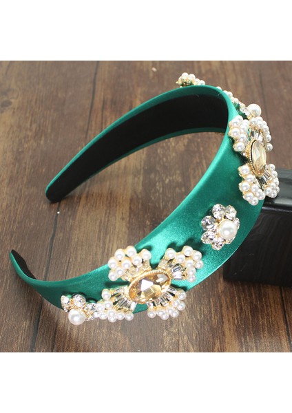 Barok Fairland Lüks Kişilik Barok Parlak Kristal Çiçek Mizaç Takı Kafa Bandı Saç Aksesuarları Kadın Düğün Parti Için (Yurt Dışından) indirimleri