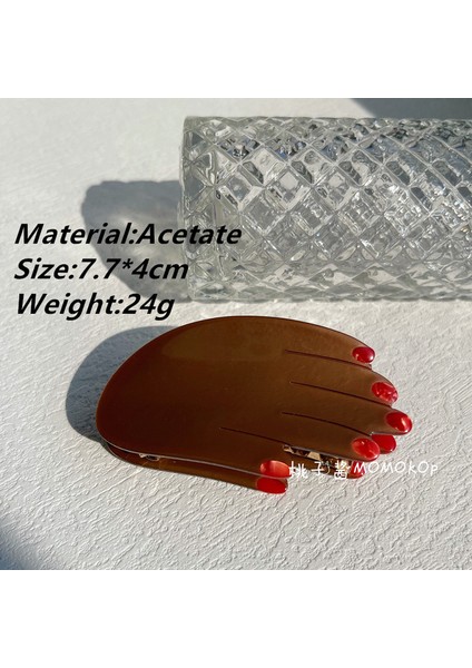 K Yeni Fransız Sevimli Papatya Çiçek Lale Yüz Dudaklar Asetat Saç Tokası Pençe Firkete Moda Kafa Aksesuarları Kadınlar Için Kız Hangzhı 2021 (Yurt Dışından)