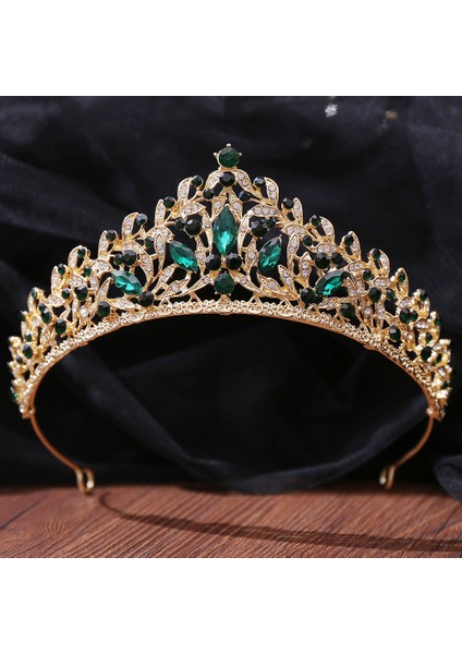 16 Kristal Rhinestone Düğün Saç Aksesuarları Altın Gümüş Renk Tiaras ve Taçlar Gelin Kadınlar Için Moda Prenses Diadems Takı (Yurt Dışından) modelleri