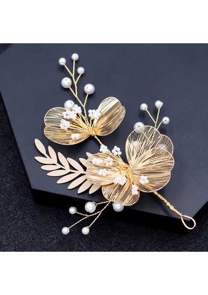 Stil 5 Çiçek Hairband Gelin Düğün Saç Takı Kadınlar Için Inci Kafa Bandı Headpeice Zarif Noiva Başlığı Saç Aksesuarları Takı (Yurt Dışından)