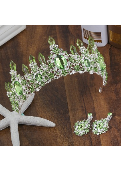 H013 Silverlightblue 2020 Yeni Varış Büyüleyici Mavi Kristal Gelin Tiaras Taç Prenses Düğün Saç Aksesuarları Için Muhteşem Rhinestone Diadem (Yurt Dışından) fırsatları