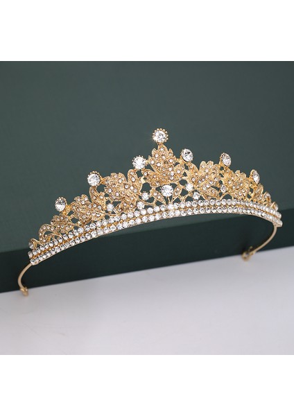16 Altın Gümüş Renk Tiaras ve Taçlar Düğün Gelin Parti Için Kristal Inciler Diadems Rhinestone Kafa Süsler Moda Aksesuarları (Yurt Dışından) fırsatları
