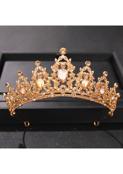 Mavi Düğün Saç Tiara Kristal Gelin Tacı Taç Gümüş Renk Diadem Peçe Tiaras Düğün Saç Aksesuarları Başlıklar Kafa Takı (Yurt Dışından) indirimleri
