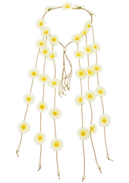 Ly Çingene Moda Güzel Boho Tarzı Tüy Kafa Bandı Headdress Tribal Saç Tüy Halat Başlıklar Hippi Parti Hint Takı (Yurt Dışından)