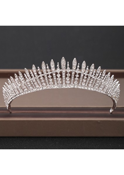 Altın Düğün Taç Saç Takı Gelin Başlığı Kadın Barok Rhinestones Kristal Tiaras Gelin Parti Taçlar Düğün Saç Aksesuarları (Yurt Dışından) indirimleri
