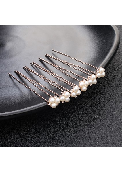 Gümüş HS5837 Efily Gelin Düğün Saç Aksesuarları Rhinestone Saç Tokası Çatallar Kadınlar Için Inci Tokalar Gelin Başlığı Parti Takı Hediye (Yurt Dışından) modelleri