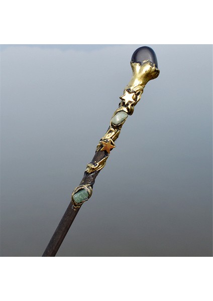 BF560 Doğal Kristal El Yapımı Takı Sihirli Sopa Cadı Prenses Cosplay Sahne Peri Değnek Parti Cadılar Bayramı Süsleme Kız Doğum Günü Hediyesi (Yurt Dışından)