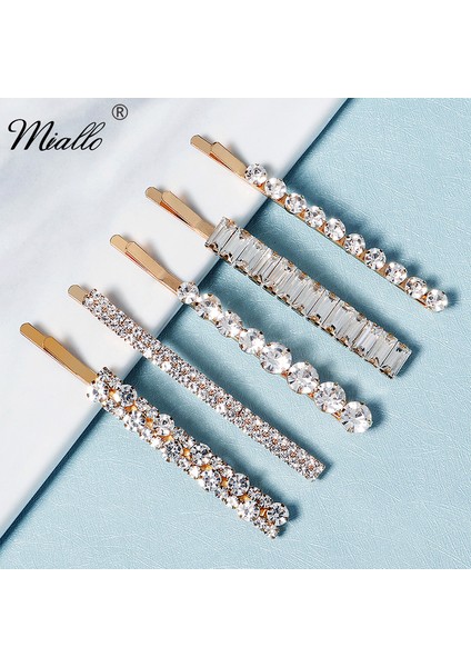 HS-J6423 Miallo Moda Taklidi Saç Klipler Kadın Kızlar Için Saç Aksesuarları Trendy Saç Takı Firkete Şapkalar Parti Başlığı Hediye (Yurt Dışından)