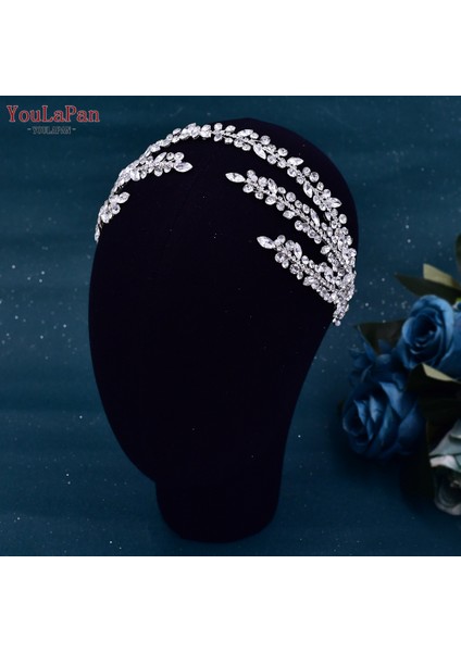 HP467-S Youlapan HP496 Moda Kadın Kafa Bandı Taklidi Gelin Başlığı Düğün Saç Aksesuarları Gelin Tiara Pageant Headdresses (Yurt Dışından) modelleri