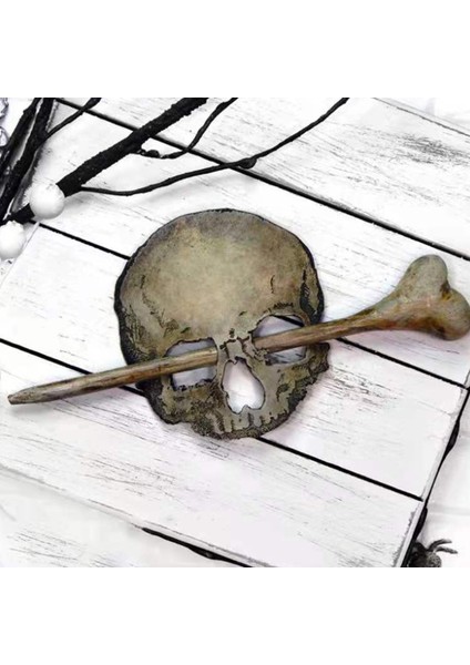 1 Adet Skul2 Cadılar Bayramı Retro Cadı Saç Tokası Ejderha Ölüm Kafa Kafatası Güve Saç Sopa Celtics Gotik Firkete Pagan Saç Takı Hediye (Yurt Dışından) fırsatları