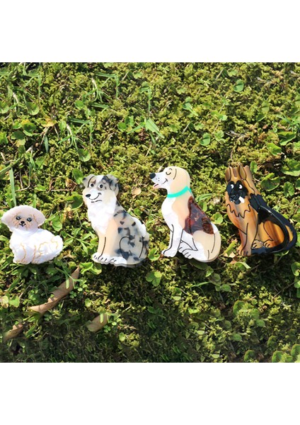 Stil 2 Karikatür Asetat Fransız Çoban Kaniş Saç Klipleri Komik Moda Kore Bichon Köpek Saç Takı Saç Tokası Yakalama Klipleri Akrilik (Yurt Dışından)