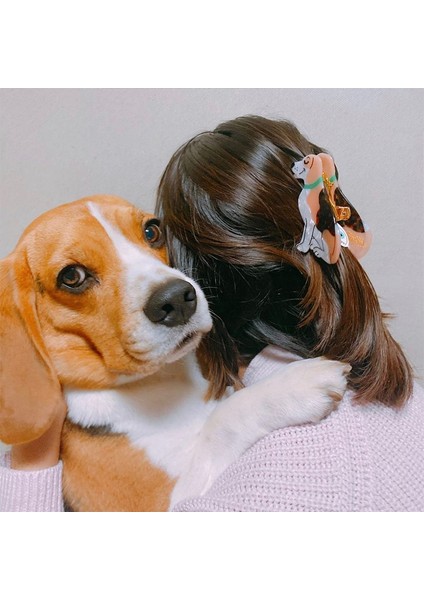 Stil 2 Karikatür Asetat Fransız Çoban Kaniş Saç Klipleri Komik Moda Kore Bichon Köpek Saç Takı Saç Tokası Yakalama Klipleri Akrilik (Yurt Dışından)