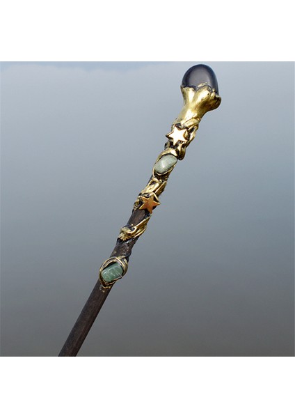BF563 Doğal Kristal El Yapımı Takı Sihirli Sopa Cadı Prenses Cosplay Sahne Peri Değnek Parti Cadılar Bayramı Süsleme Kız Doğum Günü Hediyesi (Yurt Dışından) modelleri