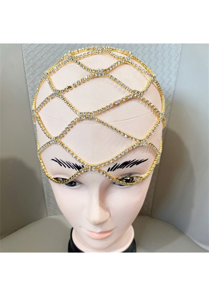 7 Gümüş 2022 Içi Boş Yapay Elmas Örgü Tiara Gelin Düğün Kafa Zinciri Takı Bayanlar Lüks Kristal Kafa Bandı Şapka Şapka Saç Aksesuarları (Yurt Dışından) indirimleri