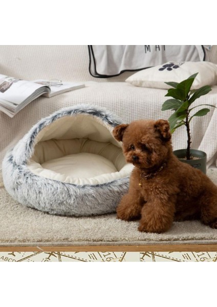 Modern Şak Ş Yuvarlak Pet Için Isınma Erteleme Uyku 60 cm Gri (Yurt Dışından) fırsatları