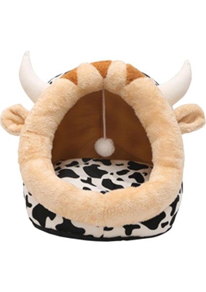 Pet Kedi Evi Köpek Yatakları Mağara Yuvası Kapalı Kış Ll Siyah - Beyaz (Yurt Dışından) modelleri