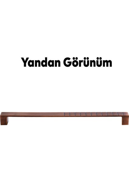 Mobilya Mutfak Dolabı Banyo Çekmece Dolap Kapak Kulpu Kulbu Antik Bakır 224 mm Metal Kulp
