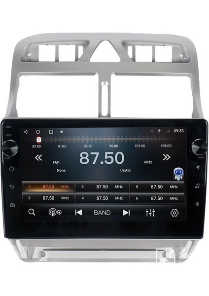 Peugeot 307 Android Multimedya Carplay Oem 4gb RAM+64GB HDD 2002-2013 Navigosyan Tuşlu Ekran