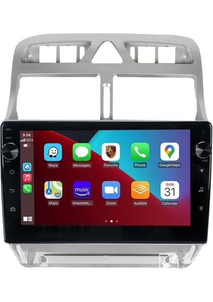 Peugeot 307 Android Multimedya Carplay Oem 4gb RAM+64GB HDD 2002-2013 Navigosyan Tuşlu Ekran