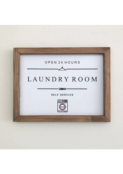 Wooden Factory Banyo Laundry Room Ahşap Çerçeve