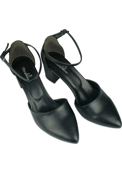 111135 014 Kadın Siyah Büyük & Küçük Numara Ayakkabı fırsatları