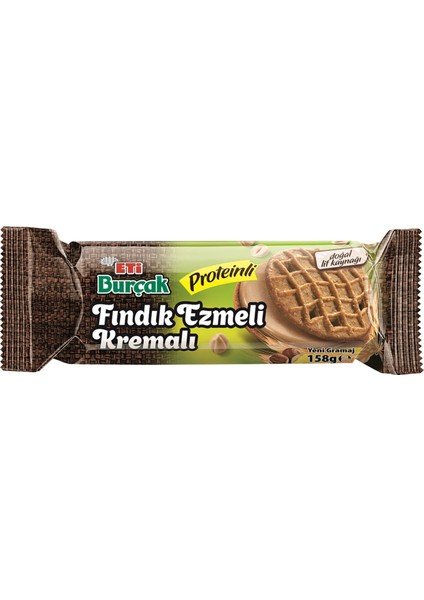 Burçak Fındık Ezmeli Proteinli Bisküvi 158G